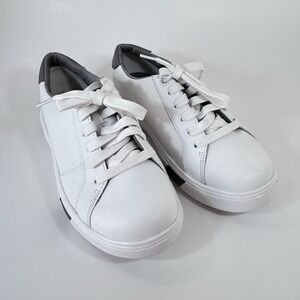 Anodyne Women's No 27 Diabetic Shoes White Size 6.5 Wide Casual Sneaker NWOT